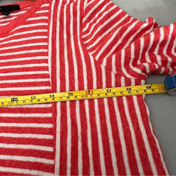 Gibson Women’s Long Sleeve Lightweight terry Cloth Shirt Side Tie Striped Medium - Picture 7 of 8